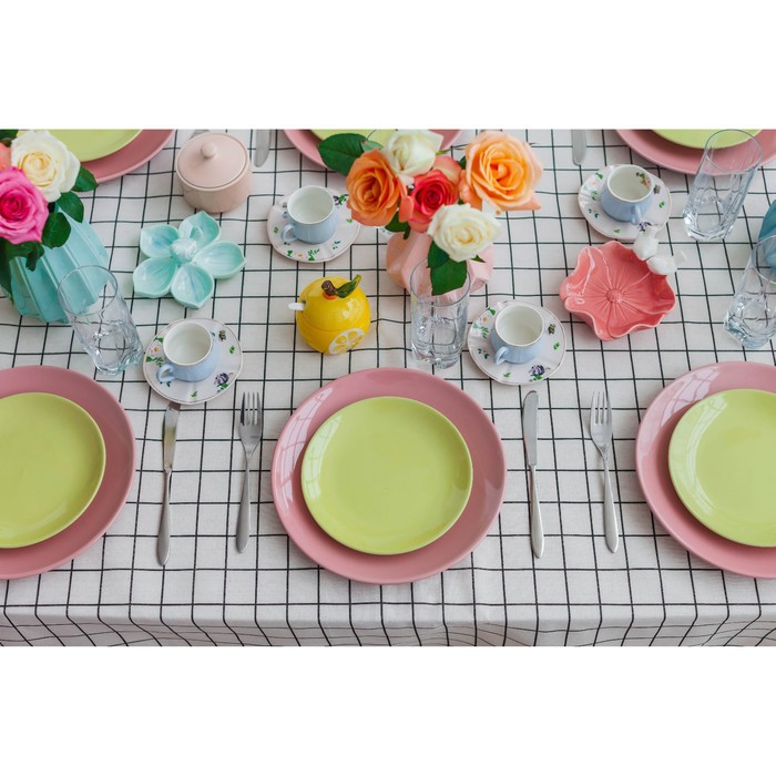 Менажница керамическая 5 ячеек «Голубка», 15,5×6,5, цвет голубой Менажница керамическая 5 ячеек «Голубка», 15,5×6,5, цвет голубой