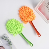 Щётка для уборки Доляна, насадка из микрофибры, 32&times;14 см, букли, цвет МИКС