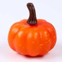 Фигурка для поделок и декора &laquo;Тыква&raquo;, набор 2 шт., размер 1 шт. &mdash; 7 &times; 7 &times; 7,5 см, цвет оранжевый