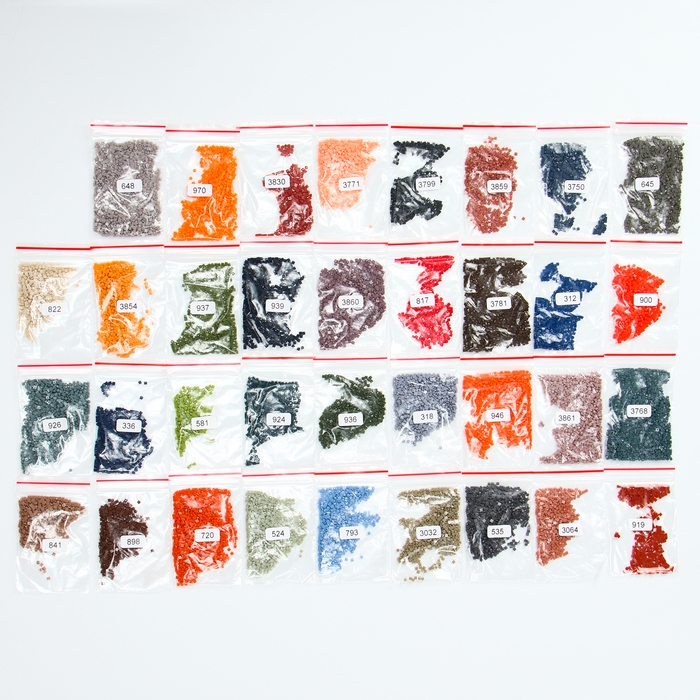 Алмазная мозаика &laquo;Золотая рыбка&raquo;, 30 &times; 40 см, 35 цветов