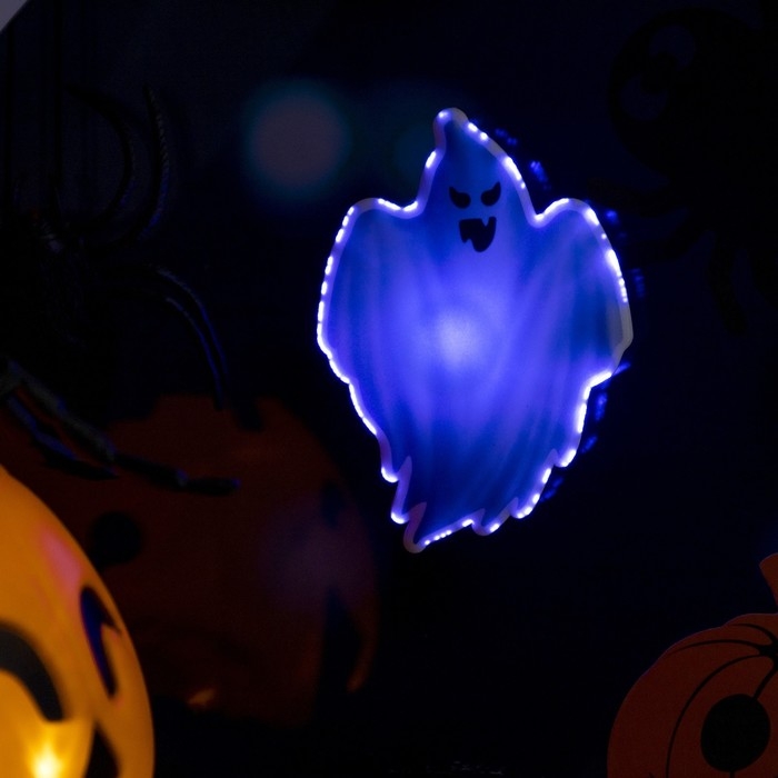 Светодиодная игрушка &laquo;Призрак&raquo; 8 &times; 11.5 см, батарейки AG13х3 (в комплекте), свечение мульти