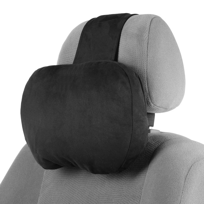 Подушка на подголовник, Premium MB, 28&times;22 см, черная