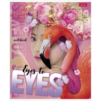 Тетрадь 96 листов в клетку "Глаза в глаза", обложка мелованный картон, блок офсет 65г/м2, МИКС Тетрадь 96 листов в клетку "Глаза в глаза", обложка мелованный картон, блок офсет 65г/м2, МИКС