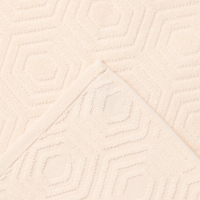 Полотенце махровое &laquo;Ромб&raquo;, цвет ваниль, 70х130 см, хлопок, 450г/м