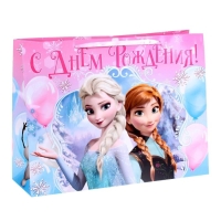 Пакет подарочный "Счастливого праздника" 61х46х20 см, упаковка, Холодное сердце Пакет подарочный "Счастливого праздника" 61х46х20 см, упаковка, Холодное сердце