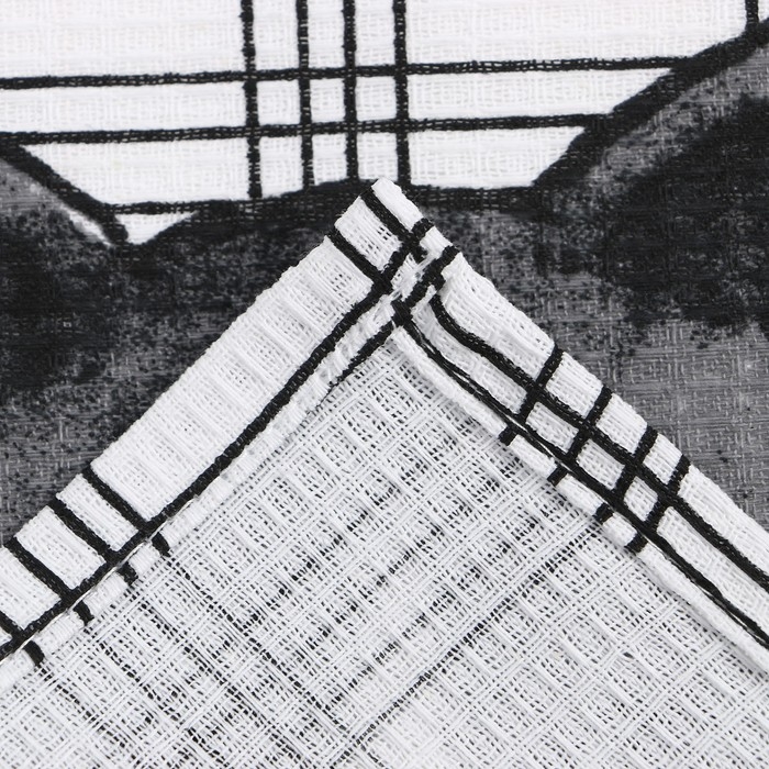Полотенце Доляна "Останься дома" 28х46 см, 100% хлопок, вафля 160 г/м2