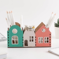Органайзер для канцелярии, тройной &laquo;Домик&raquo;
