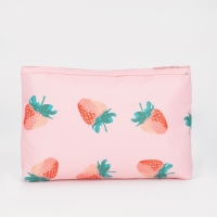 Набор косметичек 2 в 1 на молниях, цвет розовый Набор косметичек 2 в 1 на молниях, цвет розовый