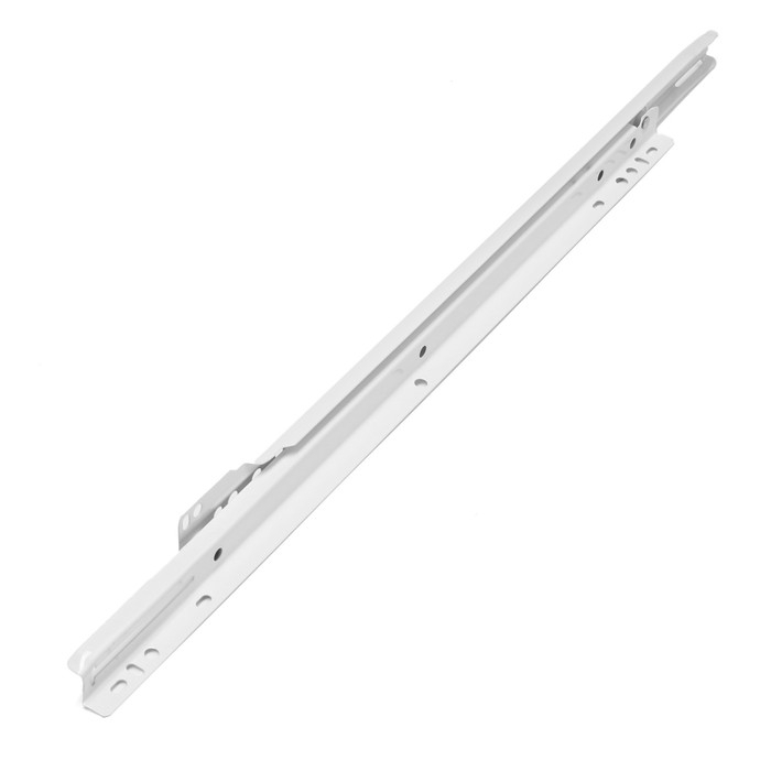 Роликовые направляющие ТУНДРА, L=450 мм, толщина 0,8 мм, белые, 2 шт. Роликовые направляющие ТУНДРА, L=450 мм, толщина 0,8 мм, белые, 2 шт.