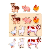 Вкладыш &laquo;Животные фермы&raquo;, 6 вкладышей