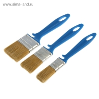 Набор кистей "АКОР", натуральная щетина, пластиковая рукоятка, 25, 35, 50 мм, 3 шт. Набор кистей "АКОР", натуральная щетина, пластиковая рукоятка, 25, 35, 50 мм, 3 шт.