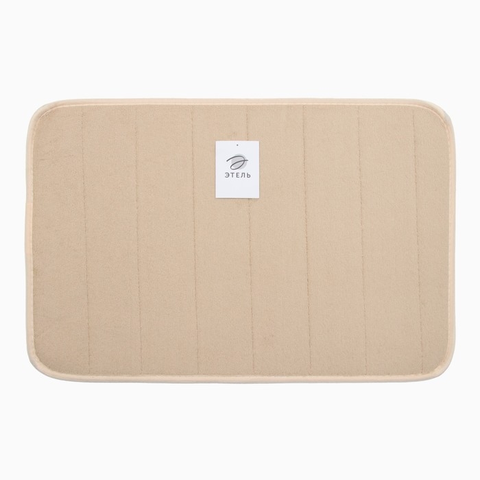 Коврик для ванной Этель Basic, цв. бежевый, 40х60 см