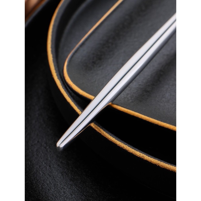 Ложка десертная из нержавеющей стали «Торнбери», длина 18 см, толщина 6 мм, цвет серебряный Ложка десертная из нержавеющей стали «Торнбери», длина 18 см, толщина 6 мм, цвет серебряный