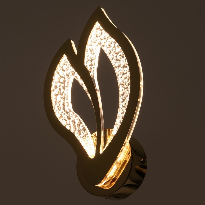 Бра 1830/1GD LED 24Вт 4000К хромированное золото 17х7,5х28 см Бра 1830/1GD LED 24Вт 4000К хромированное золото 17х7,5х28 см