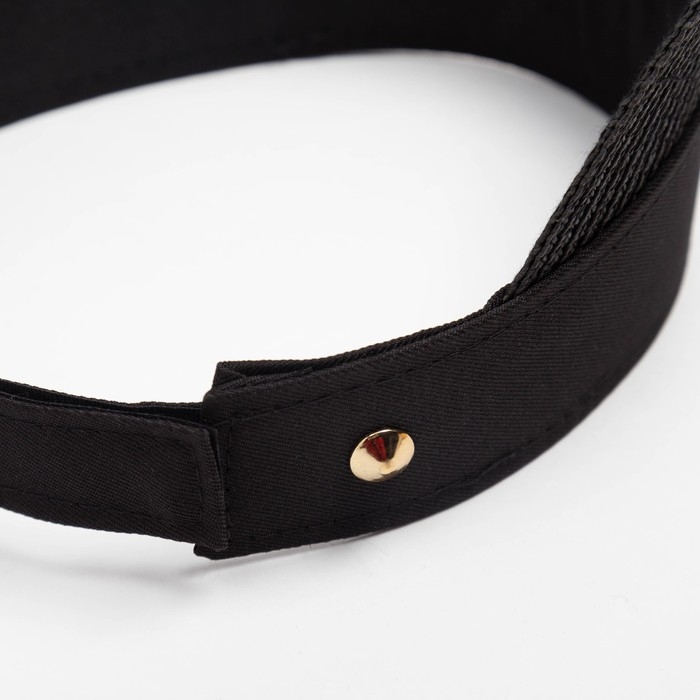 Козырёк женский MINAKU цвет чёрный, р-р 56-58