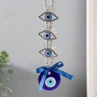 Подвеска от сглаза "Три глаза" 19,5х4,8х1 см Подвеска от сглаза "Три глаза" 19,5х4,8х1 см