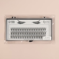 Набор накладных ресниц &laquo;Классика&raquo;, пучки, 10, 12, 14 мм, толщина 0,07 мм, изгиб D, 20 D