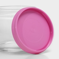 Набор стеклянных банок для сыпучих продуктов Cesni, 500 мл, 3 шт