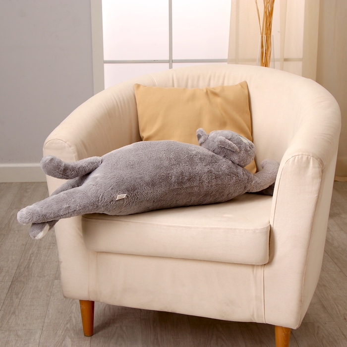 Мягкая игрушка &laquo;Кот&raquo;, 90 см, цвет серый