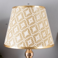 Настольная лампа Василиса E27 40Вт золото 25х25х47 см RISALUX