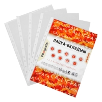 Файл-вкладыш А4, 60 мкм, Calligrata, плотные, глянцевый, вертикальный, 25 штук Файл-вкладыш А4, 60 мкм, Calligrata, плотные, глянцевый, вертикальный, 25 штук