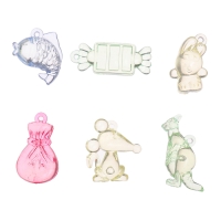 Набор для опытов «Эпоксидная смола», брелоки с наполнением, 3 молда Набор для опытов «Эпоксидная смола», брелоки с наполнением, 3 молда