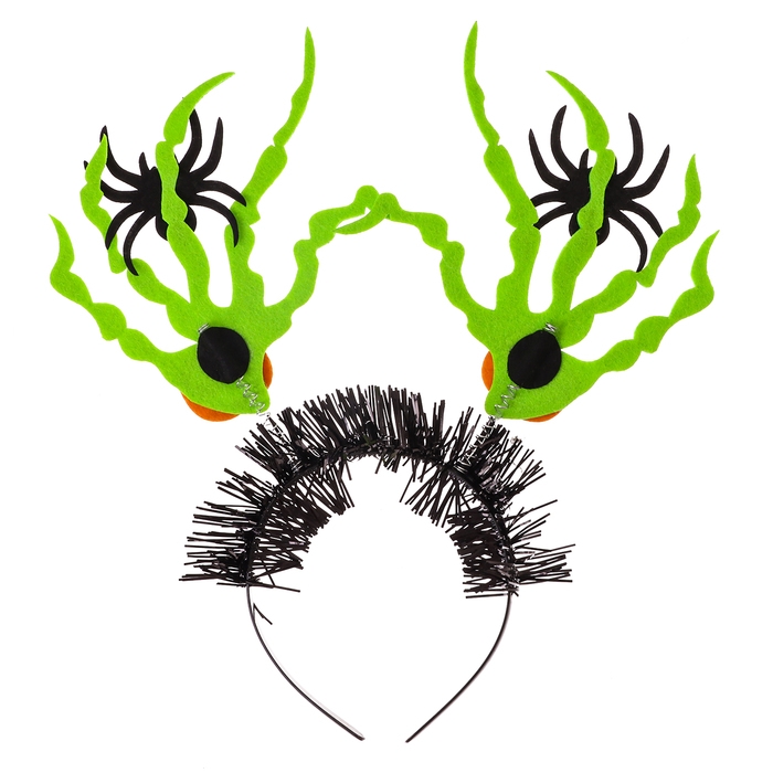 Карнавальный ободок "Тыквы", виды МИКС