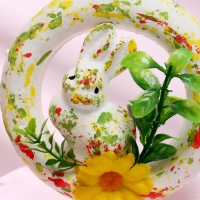 Декоративная пасхальная подвеска &laquo;Зайчик&raquo; 3 &times; 12 &times; 12 см