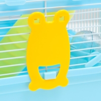 Клетка для грызунов "Пижон", двухэтажная с наполнением 31 х 24 х 29 см, голубая Клетка для грызунов "Пижон", двухэтажная с наполнением 31 х 24 х 29 см, голубая