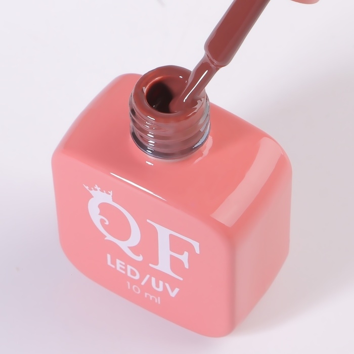 Гель лак для ногтей &laquo;SIMPLE&raquo;, 3-х фазный, 10 мл, LED/UV, цвет коричневый (118)