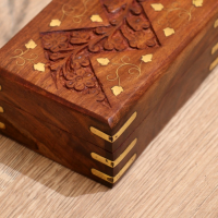 Шкатулка "Волна" дерево 15х10х6 см Шкатулка "Волна" дерево 15х10х6 см