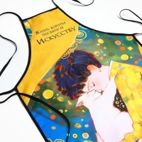 Фартук для труда и художников 100% п/э &laquo;Климт. Поцелуй&raquo;