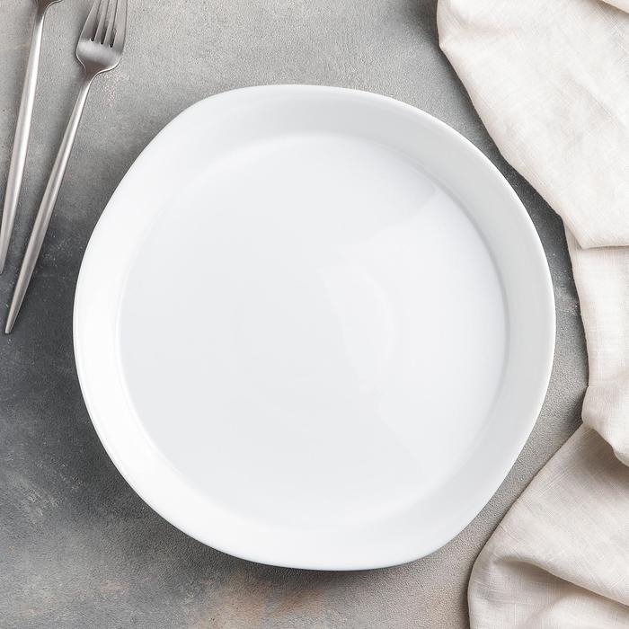 Форма для запекания Smart Cusine, 2,2 л, d=28 см, цвет белый Форма для запекания Smart Cusine, 2,2 л, d=28 см, цвет белый