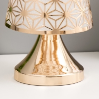 Аромасветильник "Мирбис" G9 сенсорный золото 14х14х24см RISALUX