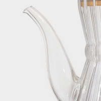 Чайник стеклянный заварочный с бамбуковой крышкой &laquo;Эко. Восток&raquo;, 600 мл, 18&times;11,5&times;14 см, без сита