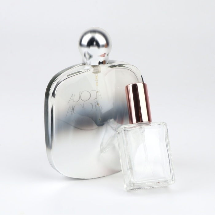 Флакон для парфюма, с распылителем, 15 мл, цвет розовое золото