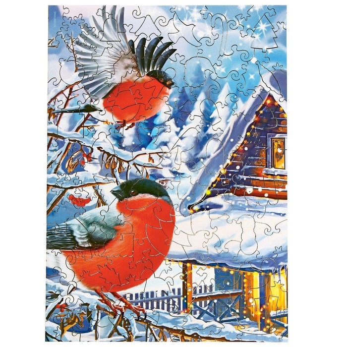 Новогодний пазл фигурный «Новый год! Зимний день» Новогодний пазл фигурный «Новый год! Зимний день»