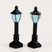 Миниатюра кукольная «Городской фонарь», набор 2 шт., размер 1 шт. — 1,2 × 1,2 × 5,5 см Миниатюра кукольная «Городской фонарь», набор 2 шт., размер 1 шт. — 1,2 × 1,2 × 5,5 см