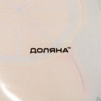 Набор тарелок стеклянных Доляна &laquo;Дольче&raquo;, 19 предметов: 6 десертных тарелок, 6 обеденных тарелок, 6 мисок, салатник