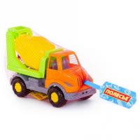 Автомобиль — бетоновоз «Леон», цвета МИКС Автомобиль — бетоновоз «Леон», цвета МИКС