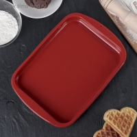 Форма для выпечки Доляна «Прямоугольник», силикон, 27×18 см, цвет МИКС Форма для выпечки Доляна «Прямоугольник», силикон, 27×18 см, цвет МИКС