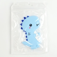 Прорезыватель силиконовый для зубов &laquo;Динозаврик&raquo;, цвет голубой