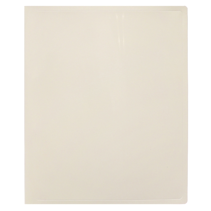 Папка А4, на 2 кольцах, Calligrata DeLuxe, 700 мкм, корешок 25 мм, молочная