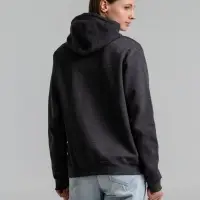 Толстовка с капюшоном Snake II черный меланж, размер M