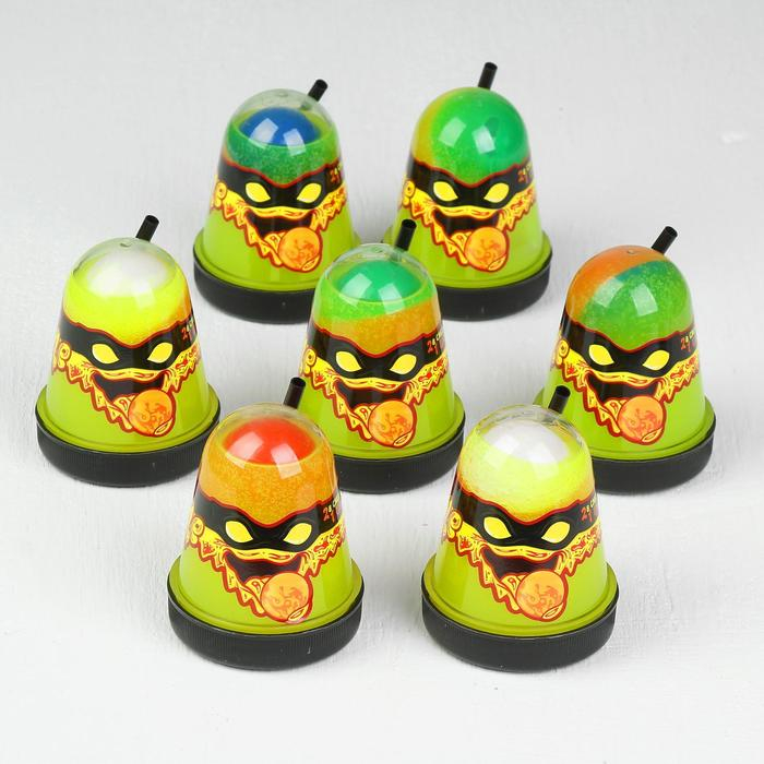 Лизун Slime Ninja, 2 в 1 «Смешивай цвета», жёлтый и красный, 130 г Лизун Slime Ninja, 2 в 1 «Смешивай цвета», жёлтый и красный, 130 г