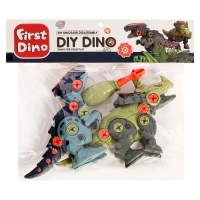 Конструктор винтовой «Мир динозавров», набор 2 штуки, с отвёрткой Конструктор винтовой «Мир динозавров», набор 2 штуки, с отвёрткой