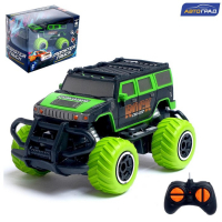 Джип радиоуправляемый «Граффити», работает от батареек, цвет зелёный Джип радиоуправляемый «Граффити», работает от батареек, цвет зелёный
