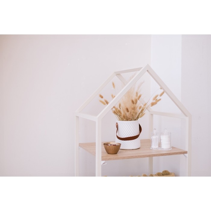 Ваза для цветов LaDо́m «Ведёрко», 2,8 л, 18×16,5×14 см, цвет белый Ваза для цветов LaDо́m «Ведёрко», 2,8 л, 18×16,5×14 см, цвет белый