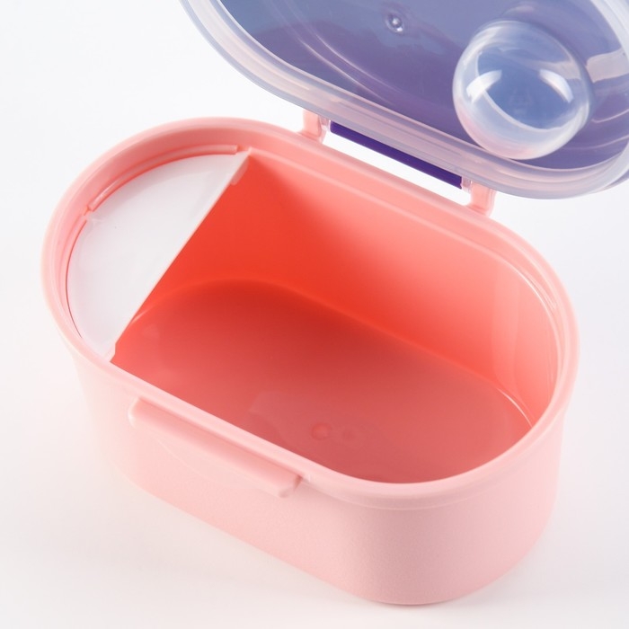 Контейнер для хранения детского питания &laquo;Корона&raquo;, 400 мл., малый, цвет розовый