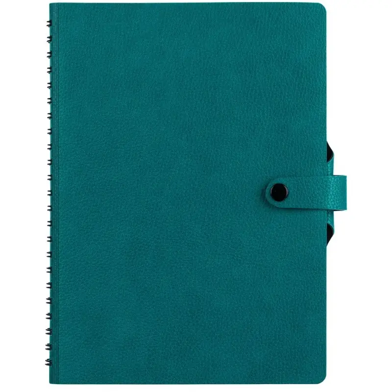 Ежедневник Strep Front на заказ, недатированный, бирюзовый